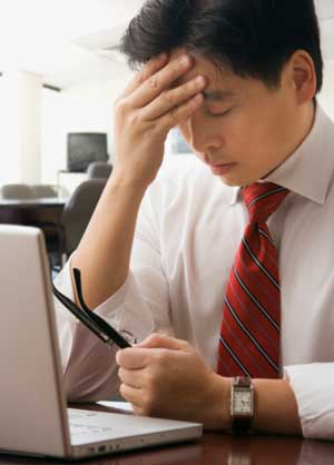 Worried Businessman